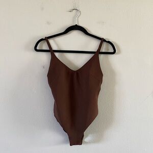 H&M Chocolate Brown Bodysuit